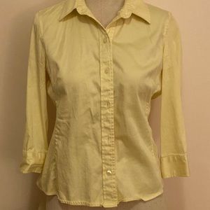 Yellow blouse 3/4 sleeve